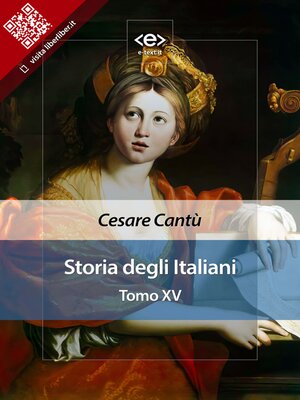 cover image of Storia degli Italiani. Tomo XV